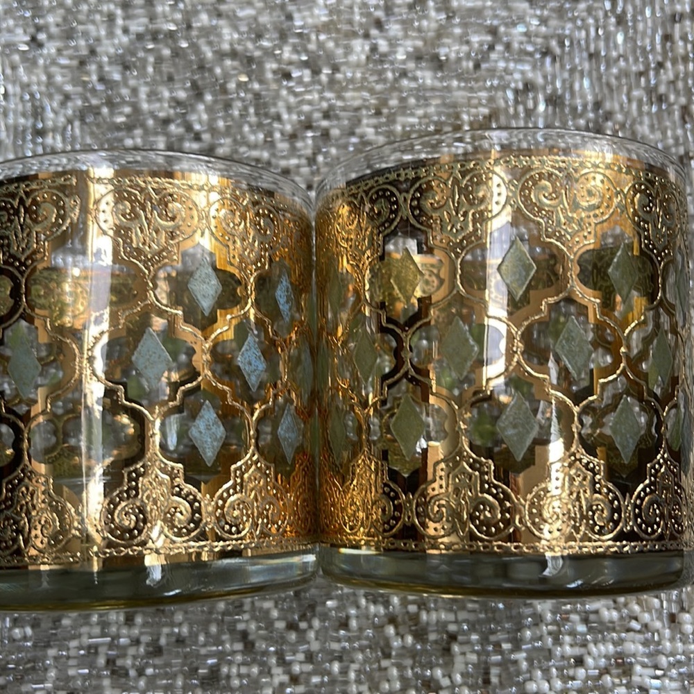 NO LONGER AVAILABLE.Vintage 1960s Culver Valencia 22k gold/green-highball&scotch - Picture 4 of 7